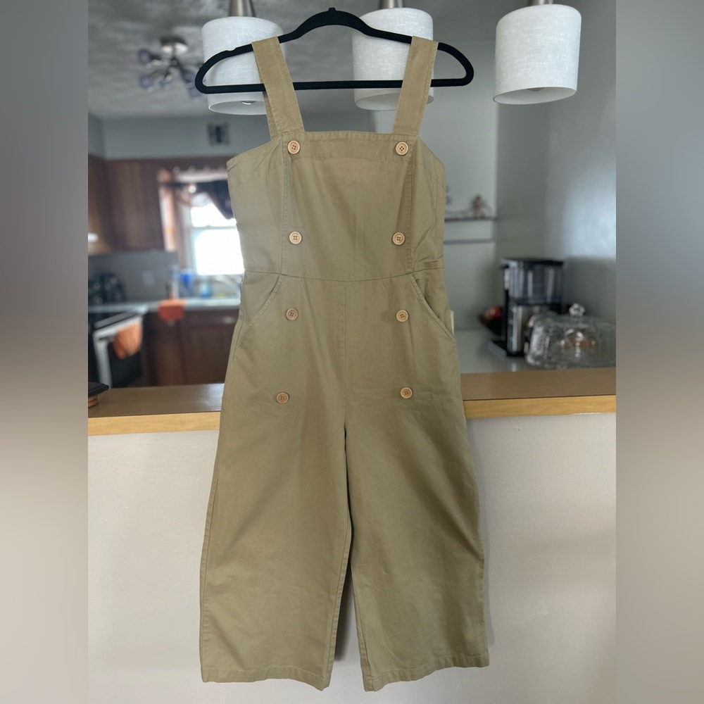 GB from Dillard khaki Jumpsuit Size Small.